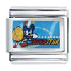 Mickey Mouse Basketball Licensed Italian Charm