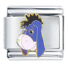 Eeyore Head Profile Licensed Italian Charm