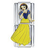 Snow White Double Link Licensed Italian Charm
