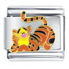 Tigger Lying Down Licensed Italian Charm