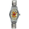 Disney Gold Pooh Watch Licensed Italian Charm