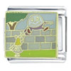 Alice In Wonderland Humpty Dumpty Licensed Italian Charm