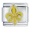 Fleur De Lis X2 Italian Charm