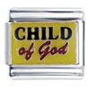 Child Of God Yellow X2 Italian Charm