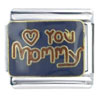 Love You Mommy X2 Italian Charm