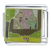 Jack &amp; The Beanstalk Throw The Beans Out Green X2 Italian Charm