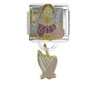 Jack &amp; The Beanstalk Stealing The Harp Dangle X2 Italian Charm