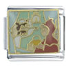 Little Red Riding Hood Wolf Is Disguised X2 Italian Charm