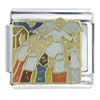 Bible Story Angel And The Shephards X2 Italian Charm