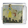 Bible Story Loaves And Fish Yellow X2 Italian Charm
