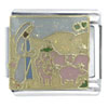 Bible Story The Prodigal Son Pink X2 Italian Charm