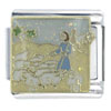 Bible Story The Good Shephard X2 Italian Charm