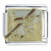 Bible Story Carrying The Cross X2 Italian Charm