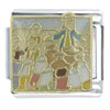 Bible Story Joseph Blue X2 Italian Charm