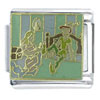 Peter Pan Falls Into The Nursery X2 Italian Charm
