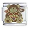 Love Teddy Bear X2 Italian Charm