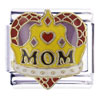 Queen Mom Heart X2 Italian Charm