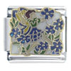 Blue  Fairy  In Flowers X2 Italian Charm