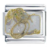 Wedding  Engagement  Ring X2 Italian Charm