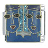 Blue Gemini X2 Italian Charm