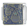 Purple Libra X2 Italian Charm