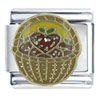 Basket Of Heart Apples X2 Italian Charm