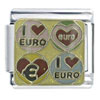 I Heart Euro X2 Italian Charm