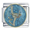 Figure Skater Blue X2 Italian Charm
