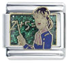 Teacher  And Chalkboard X2 Italian Charm