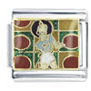 Retro Dancing Girl X2 Italian Charm