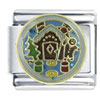  Gingerbread  House X2 Italian Charm
