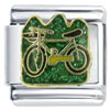 Yellow Bicycle X2 Italian Charm