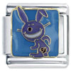 It's Happy Bunny Kiss My Butt Licensed Italian Charm