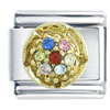 Colorful Wreath X2 Italian Charm