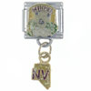 Pug In Nevada Dangle Italian Charm