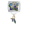 Pug In  Florida  Dangle Italian Charm