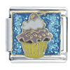 Cupcake Purple X2 Italian Charm