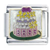 Wedding Cake Yellow X2 Italian Charm