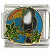Endangered Species Red Billed Toucan X2 Italian Charm