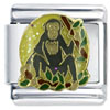 Endangered Chimpanzee Monkey X2 Italian Charm