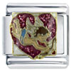 Cupid Shooting Love Arrow X2 Italian Charm