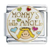 Mommy's Lil Angel X2 Italian Charm