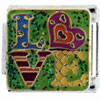 Hand Painted Love X2 Italian Charm