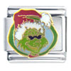 Grinch Santa In Sunglasses Christmas  Licensed  Italian Charm