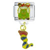 Grinch With Christmas Stocking Licensed Italian Charm