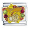 Grinch Cindy Christmas Cz Licensed Italian Charm