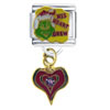 Grinch His Heart Grew Christmas Licensed Italian Charm