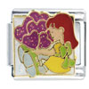 Little Girl With  Hearts  X2 Italian Charm