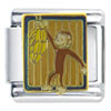 Curious George With Bananas Licensed Italian Charm