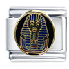 Egyptian Pharoah X2 Italian Charm